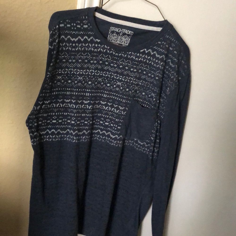 Straight Faded Design Shirt